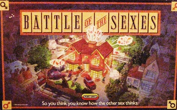 Battle Of The Sexes 1990 Edition Board Game - New