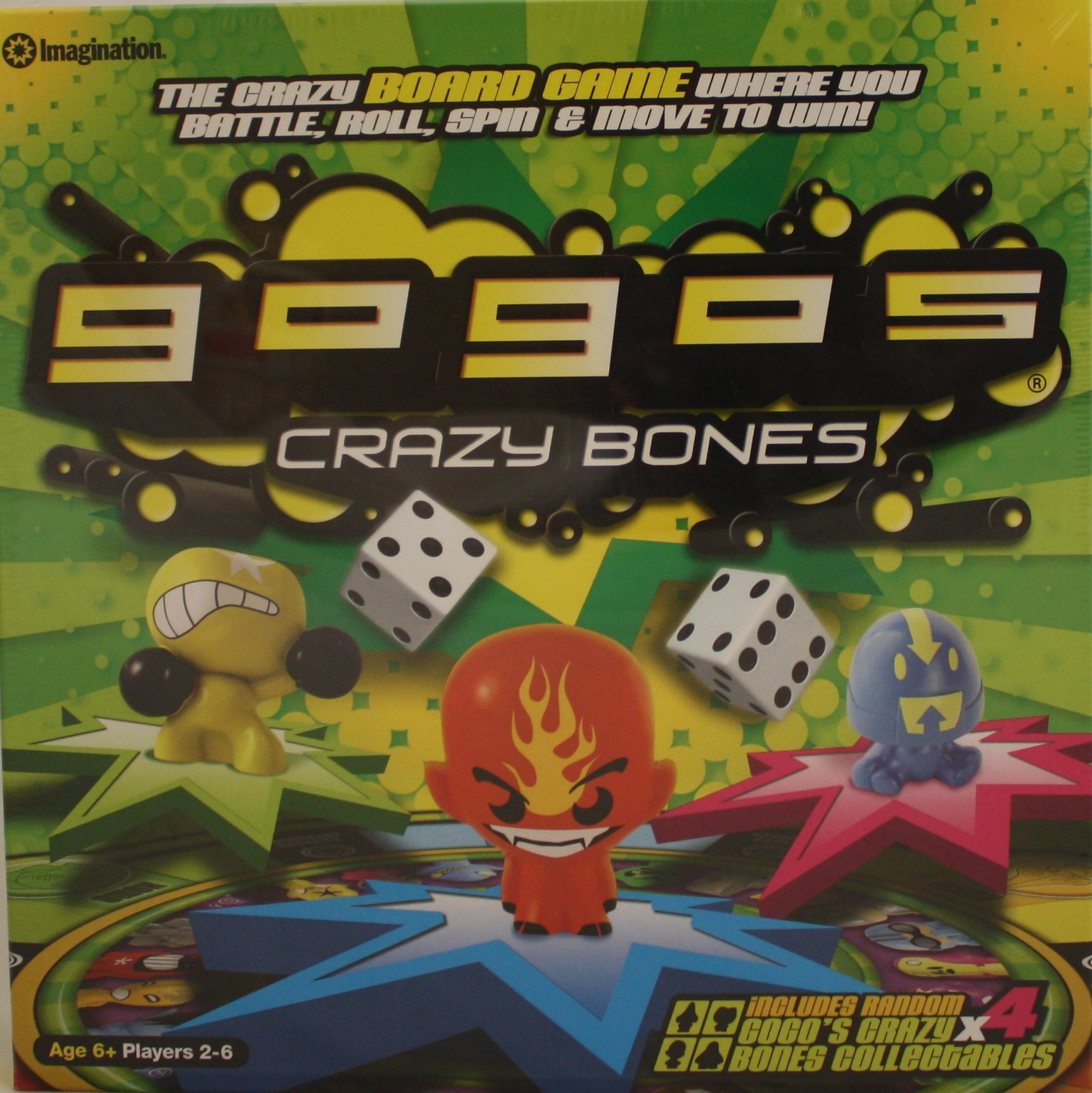 GoGos Crazy Bones Board Game - New