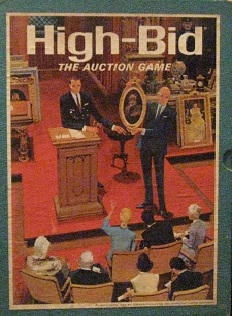 High Bid Auction Bookshelf Board Game - Pre Owned