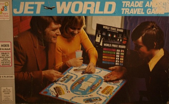 Jet World Trade & Travel Board Game