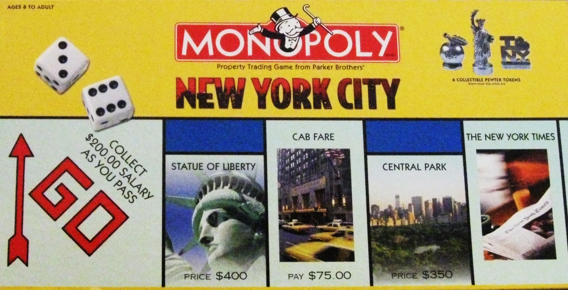 Monopoly New York City Board Game - Used