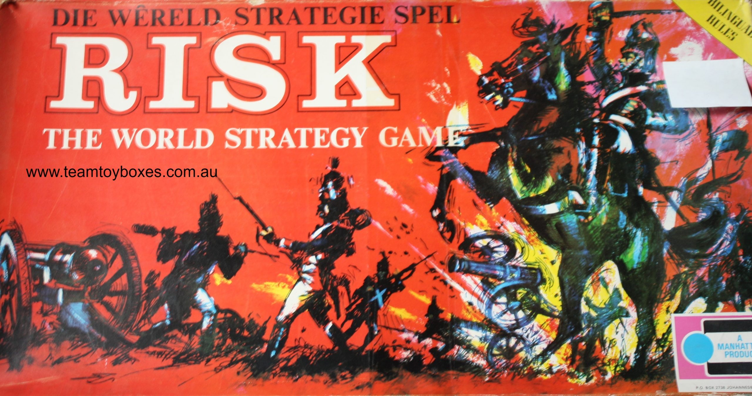 Risk Strategy Board Game 1959 South African Version