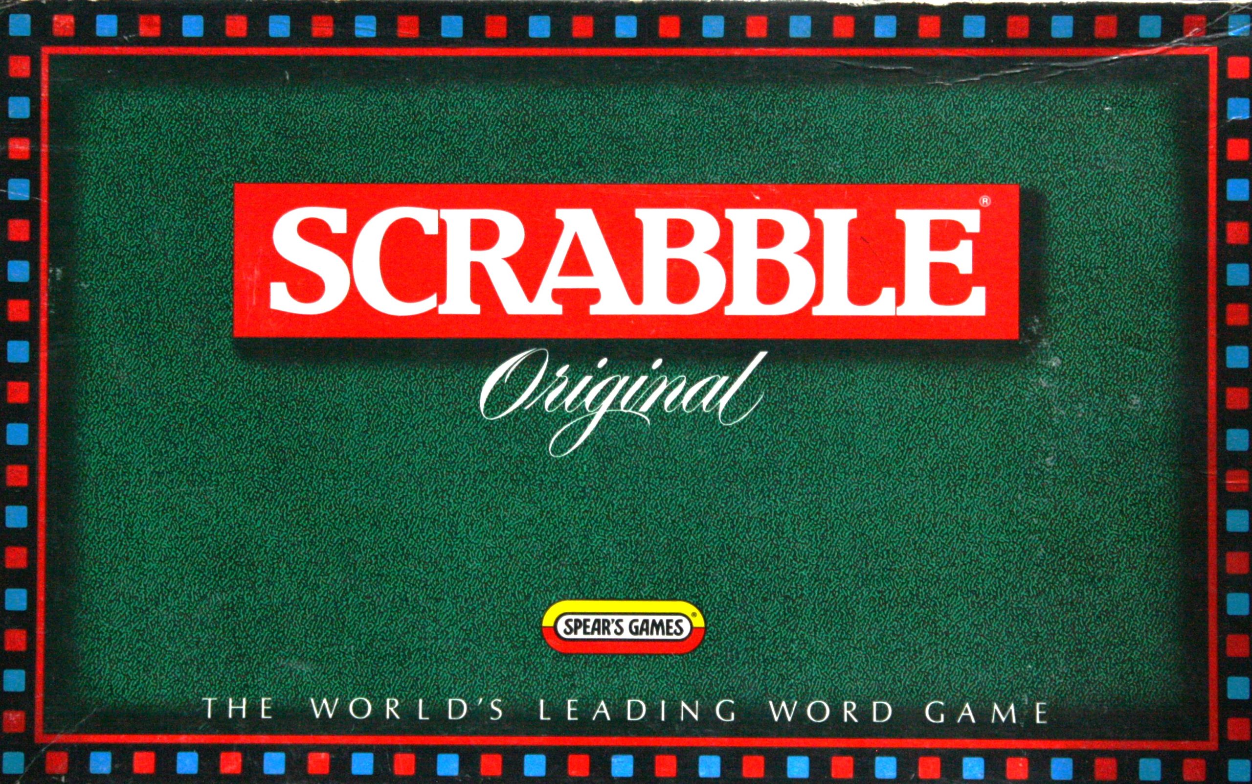 Scrabble 1988 Spears Original Board Game