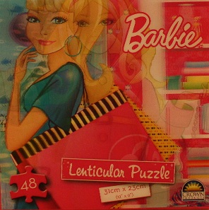 Barbie Lenticular Puzzle - New