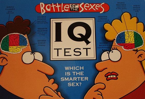 Battle Of The Sexes IQ Test Board Game - Pre Owned