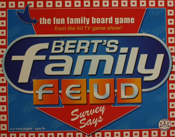 Berts Family Feud Board Game - Used
