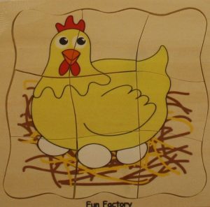 Chicken Layer Wooden Puzzle - New