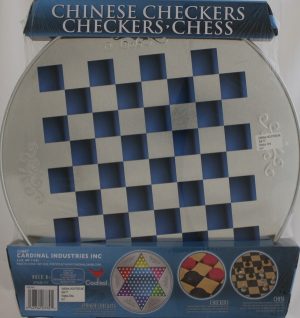 Chinese Checkers-Checkers-Chess Board Games - New