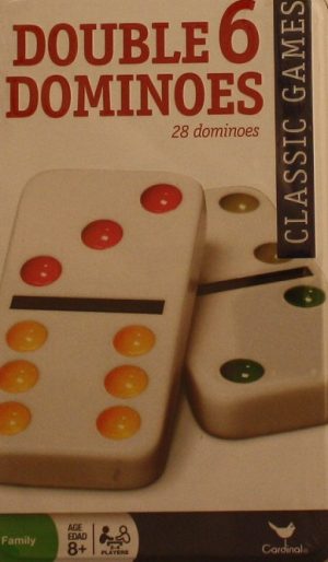 Double 6 Dominoes Game Tin Edition - New