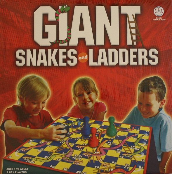 Giant Snakes & Ladders Game - New