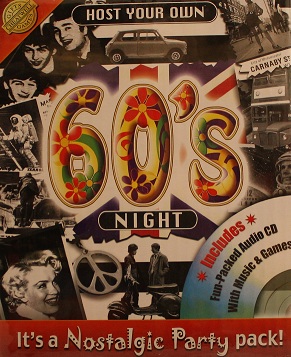 Host Your Own 60’s Night Dinner Party Game - New