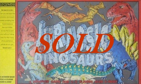 Jurassic Dinosaurs Board Game - SOLD