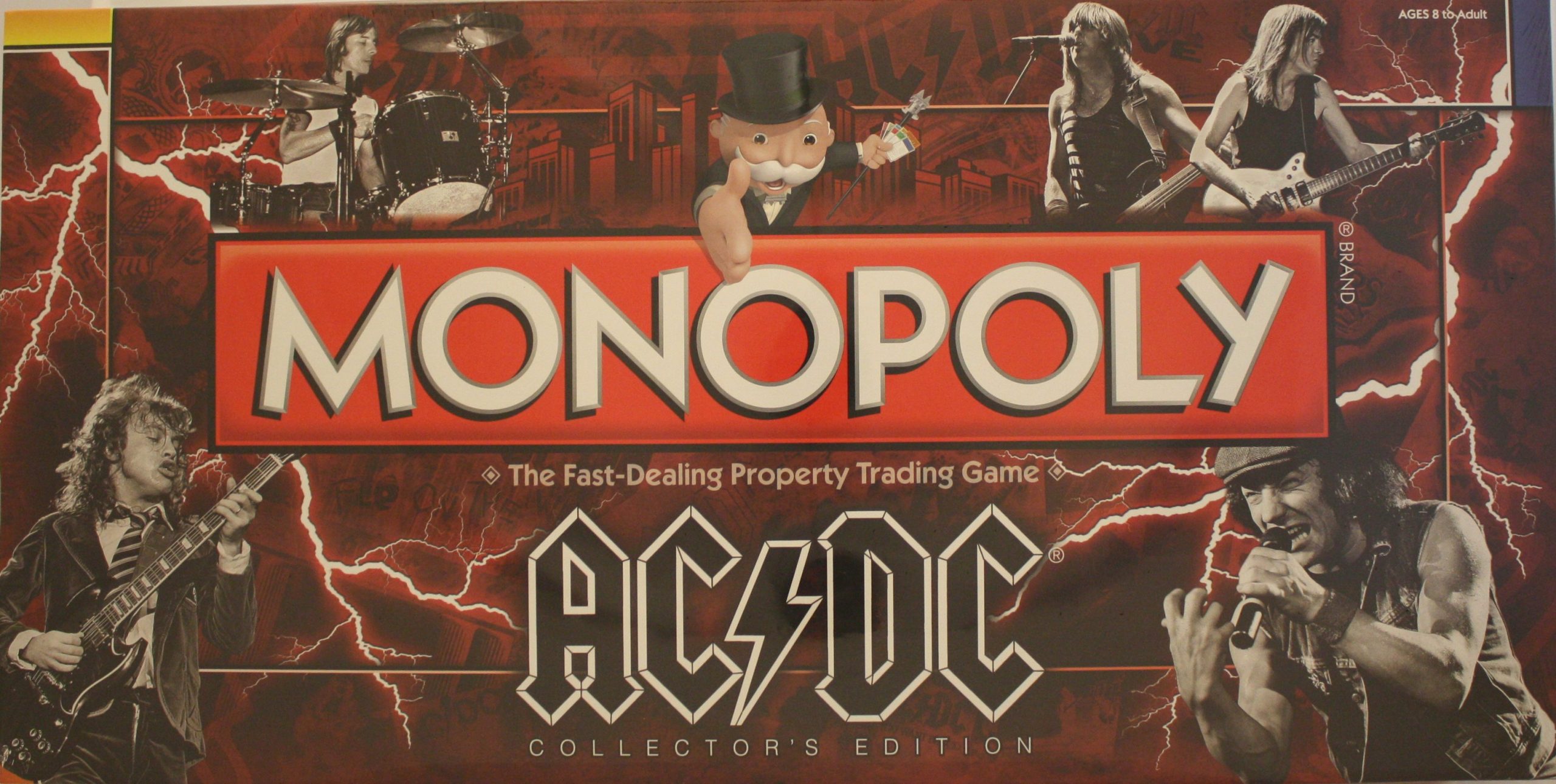 Monopoly AC DC Collectors Edition Board Game - New