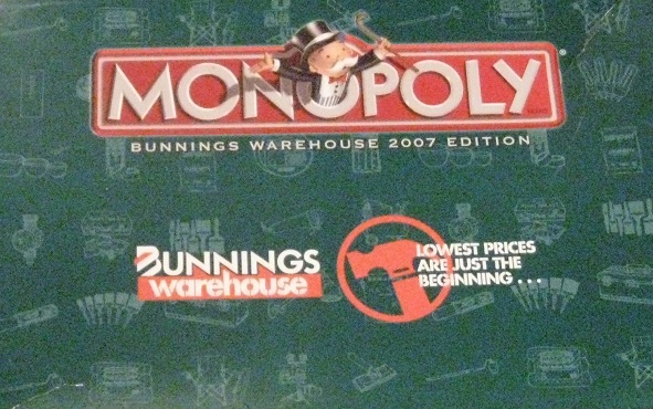 Monopoly Bunnings Board Game Used