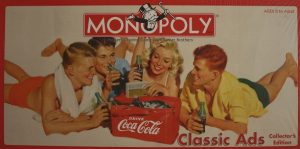 Monopoly Coca Cola Classic Ads Collectors Edition Board Game