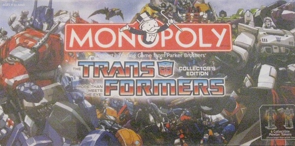 Monopoly Transformers Board Game - New