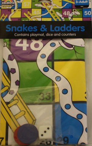 Snakes & Ladders Board Game - New