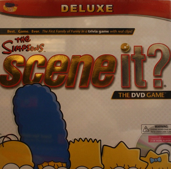Scene It The Simpsons Deluxe Edition Board Game - New