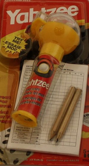 PARTS ONLY -Yahtzee Score Pad - New