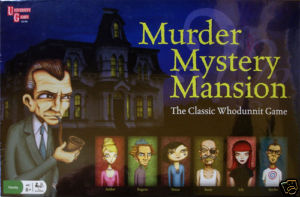 Murder Mystery Mansion Board Game - New