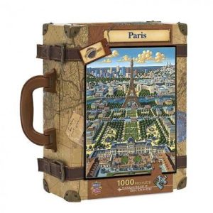 Paris City Collectors Suitcase Edition 1000 Piece Puzzle