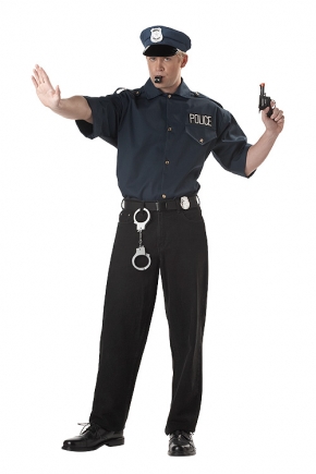 Cop Shirt Costume
