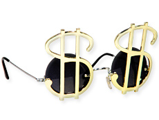 Dollar Sign Sunglasses