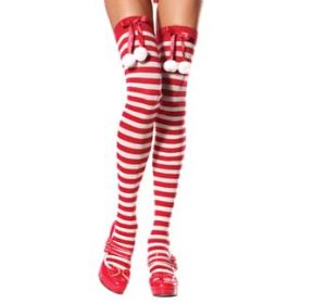 Christmas Nylon Striped Stockings