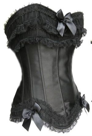 Black Lace Up Corset