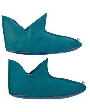 Green Felt Elf Shoes