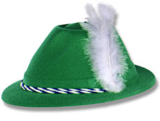 Green Tyrolean German Hat
