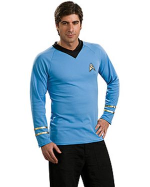 Star Trek Spock Classic Deluxe Blue Shirt