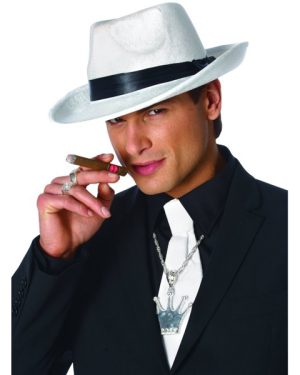 White King Pin Gangster Hat