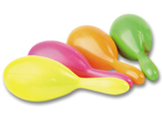 Solid Neon Maracas