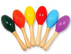 Mini Wood Maracas