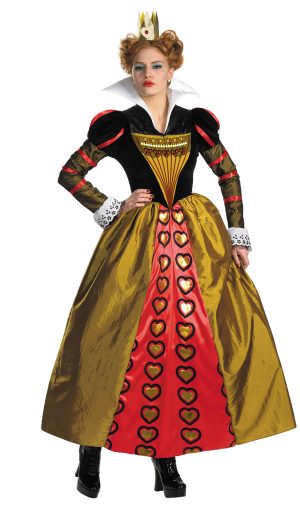 Deluxe Red Queen Alice in Wonderland Costume