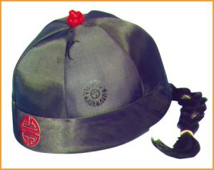 Chinese Hat with Pigtail
