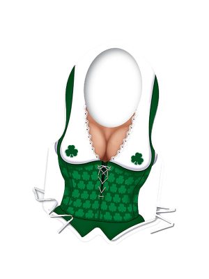St Patricks Day Plastic Irish Miss Vest