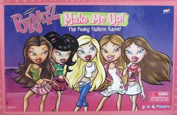 Bratz Make Me Up Board Game - Parts Only