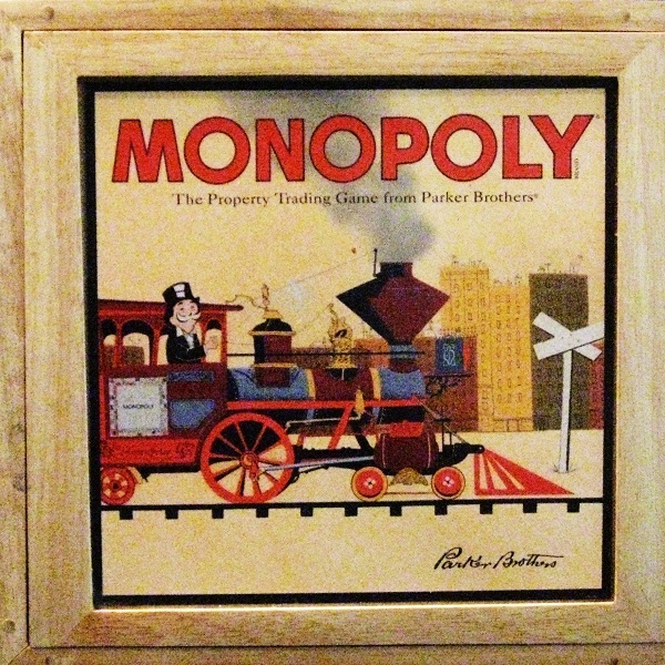 Monopoly Nostalgia Wooden Box Edition Board Game