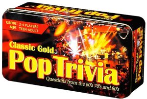 Classic Gold Pop Trivia Tin Edition Game - New