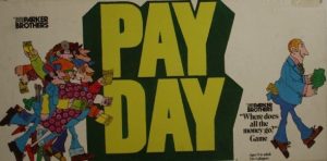 Pay Day Board Game - 1975 Parker Brothers Version