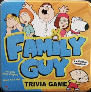 Family Guy Trivia Board Game Tin Edition - Used