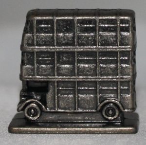 PARTS ONLY - Scene It Board Game "Harry Potter" 2nd Edition - (1) Triple Decker "Knight" Bus Metal Token Only