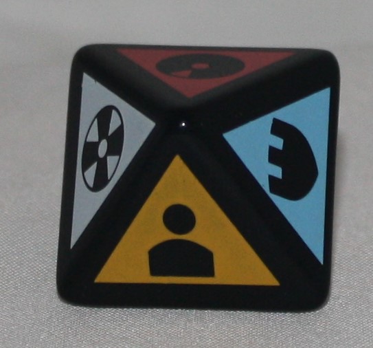 PARTS ONLY - Scene It Harry Potter Board Game - 8 Sided Category Die Only
