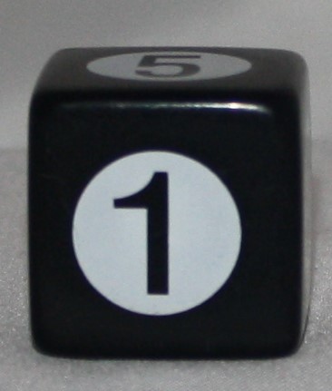 PARTS ONLY - Scene It Board Game "Harry Potter" 2nd Edition - (1) Large 6 Sided Numbered Die Only
