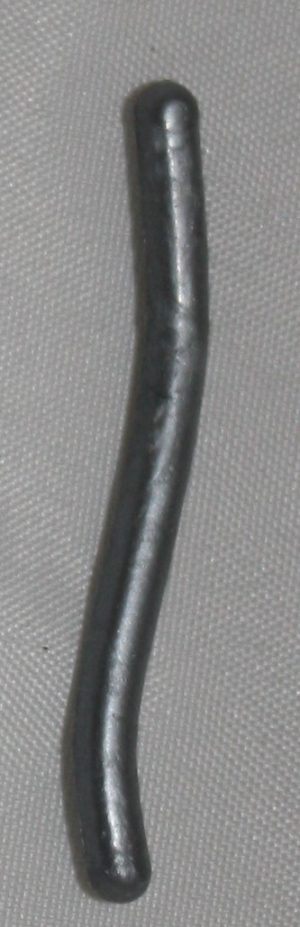 PARTS ONLY - Cluedo Board Game 1986 Version - (1) Metal Lead Pipe Token Only