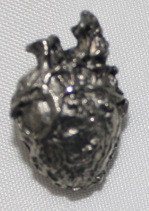 PARTS ONLY - Monopoly Pirates Of The Caribbean Trilogy Edition Board Game - (1) Davy Jone's Metal Heart Token Only
