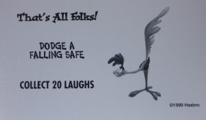 PARTS ONLY - Monopoly Looney Tunes - #11 That's All Folks Card Only