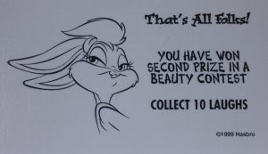 PARTS ONLY - Monopoly Looney Tunes - #12 That's All Folks Card Only